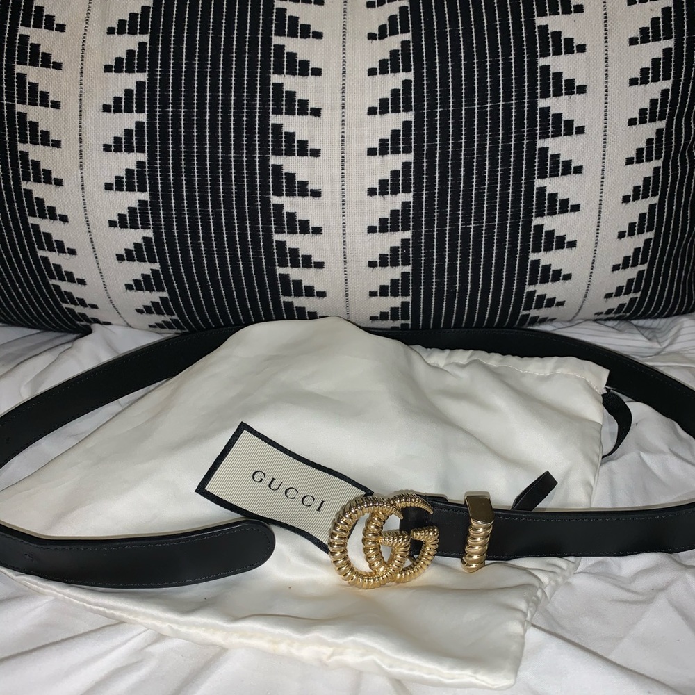 Torchon double G Gucci belt